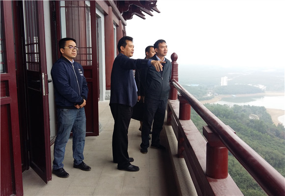 市长朱洪武（右一）视察儋阳楼建设_副本.jpg